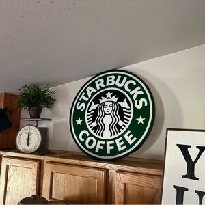 Huge Starbucks sign
